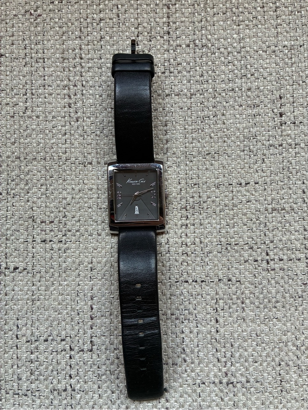Kenneth Cole Black Square Dial Men's Watch